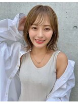 サンドパールス 仙台店(sand PALCE)&nbsp;髪質改善/大人ガーリー/似合わせカット/ショートボブ前髪/仙台