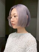 アルバム 銀座(ALBUM GINZA)&nbsp;ハイトーンダブルカラー韓国ヘア美髪ミディアム_ba555622