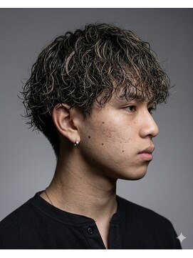 レボ 神宮寺店(Revo) メッシュに。波巻きスパイラルパーマ