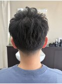 ツーブロックショート