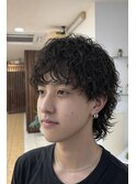 外国人風◎ウルフ無造作パーマ×マッシュ