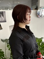 アロハナ 津店(ALOHANA)&nbsp;ピンクブラウン/春カラー/ウルフカット/髪質改善/レイヤーカット