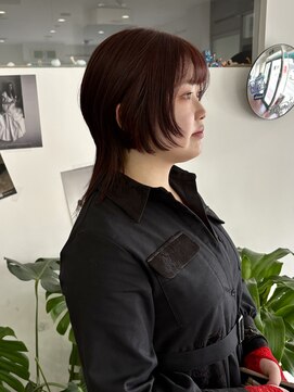 アロハナ 津店(ALOHANA) ピンクブラウン/春カラー/ウルフカット/髪質改善/レイヤーカット