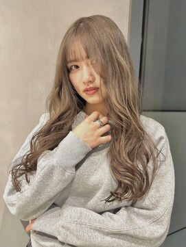 エイト ヘアサロン 渋谷本店(EIGHT) ブリーチ1回"透明感ベージュ"