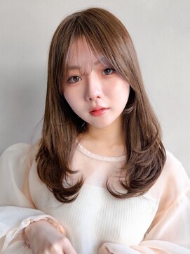 リヤン 表参道(lyann) 結べるボブセミディ愛されピンクベージュ前髪20代30代40代◎