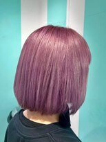 マティーナ ヘアー 池袋(Matina hair)&nbsp;【ミニボブ　ピンクラベンダーカラー】池袋美容室