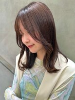 トリッカ シブヤ(TRICCA SHIBUYA)&nbsp;レイヤーロング/ワンカール/ダークブラウン/透明感カラー