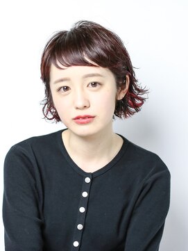 テトヘアー(teto hair) SHORTBOB［ショートバング・パーマ・赤髪］