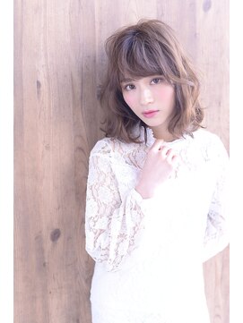 アヴァンス 京橋店(AVANCE) 【AVANCE京橋】斜めバング美肌クリアアッシュハニーヘア１