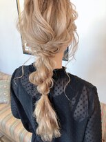 サエラクワトロ&nbsp;編みおろしアレンジ【caetla Quattro】/成人式/卒業式/結婚式