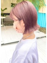 ヘアーメイクオズ(hair make O/S)&nbsp;ヘアメイクオズ&金あゆみ　ピンクベージュ