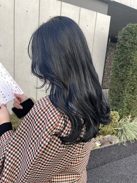 アクアオモテサンドウ(ACQUA omotesando) ＊ブリーチなし透明感カラーブルーグレーアッシュ