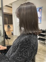 ジュール 新宿三丁目(Joule) 顔型別ヘアスタイル特集/マロンベージュ/Aラインボブ/新宿三丁目