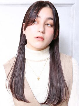 クラッチ 博多(CLUTCH) 大人可愛い２０代３０代４０代小顔　暗めカラー 胸上 E2