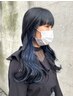 【再来/インナーカラーor裾カラー】+全体カラー+艶トリートメント ￥17600