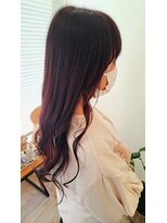 ジプソ(Gypso Hair salon) ダークピンクレッド