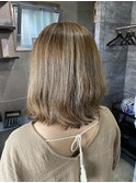 レイヤーカット×ハイライト