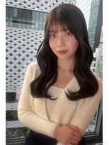 オルチャンヘアワンホンヘアくびれ艶髪ふんわりカールロング