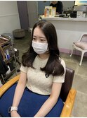ミディアム韓国風レイヤー