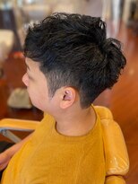 スカイ 亀戸店 (sky)&nbsp;ハイライト/マッシュパーマ/アッシュブラック<理容室>[亀戸]