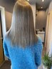 【ダメージレスダブルカラー】1ブリーチ+カラー+OLAPLEX ¥18900