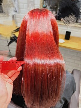 カーラ(Cara) レッドブラウン × 艶感カラー