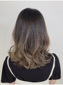 グラデーションカラー☆ナチュラルグレージュ