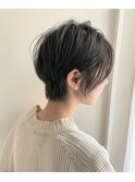【前下がりショートボブ】小顔ボブ