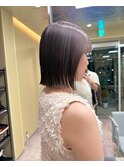 [金沢駅/ブリーチなしダブルカラー/ボブ/ショートボブ]