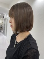 シエル フクオカ(CIEL FUKUOKA)&nbsp;ぷつっとボブ透明感柔らかベージュ