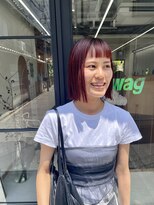 スワッグ(Swag)&nbsp;ぷつっとミニボブのorange red♪