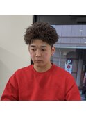 スパイキーショート/アップバング/ピンパーマ/ショートカット