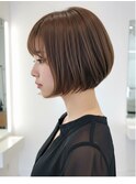 美髪/ワイドバング/レイヤーカット/くすみベージュ/新小岩駅