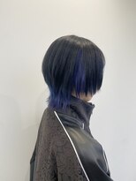 ランドマーク(LANDMARC)&nbsp;ウルフカット&ブルーカラー