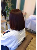 ヘアアトリエ ナイン(hair atelier nine)&nbsp;イメチェン/マロンベージュ/刈り上げボブ/美髪/福島市