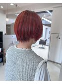 ショート×オレンジ