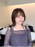 【ボブスタイル】顔まわりカット
