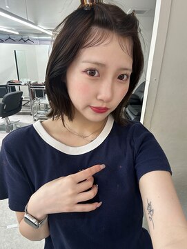 ペレ 渋谷(PELE) ホワイトグレージュ/デジタルパーマ/チェリーブラウン/渋谷