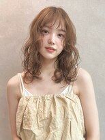 アンアミ オモテサンドウ(Un ami omotesando)&nbsp;【Un ami】くしゃっとお洒落ミディアムパーマ moeka