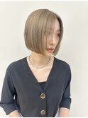 say.ミニボブ/くびれボブ/レイヤーボブ/ミルクティーベージュ