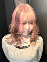 ヌル 表参道本店(Null)&nbsp;スラッシュカラー/デザインカラー/ブリーチカラー/表参道/原宿