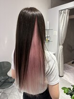 プライズ 成増店(prize)&nbsp;ホワイトピンクインナーカラーペールピンクハイトーン