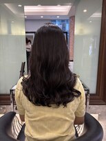 アピッシュ ギンザ(apish ginza)&nbsp;コテ巻き風パーマ/伸ばしかけ/ロングパーマ/デジタルパーマ