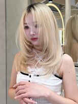 ロンドリメゾン 原宿(Lond re Maison.)&nbsp;チャコール/オリーブグレー/レイヤーカット小顔顔周り韓国原宿