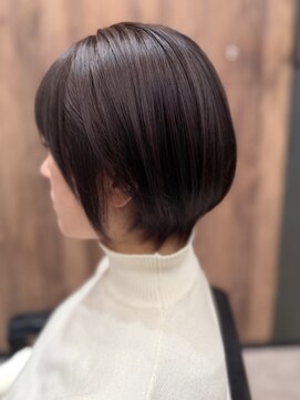 お手入れ楽々ショートボブ