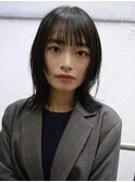 ＊小顔ミディアムレイヤースタイル