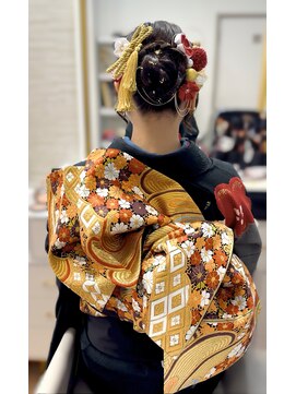 ピュアスタジオ 亀戸(PURE STUDIO) 2026年成人式ヘアメイク＆着付け　ふんわりアップスタイル