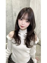 ロンドルピナス 小倉(Lond Lupinus) ミディアムレイヤーカット/似合わせカット/大人ガーリー/20代