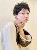 c21 大人ショートハイライト髪質改善キッズカット前髪30代40代