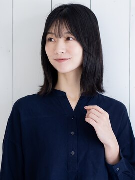 ワンマイル 八潮店(one mile) 20代30代40代◎白髪染めリタッチカラー外ハネミディアム八潮